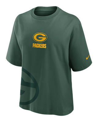 Green Bay Packers Boxy Women's Nike NFL T-Shirt. Nike.com